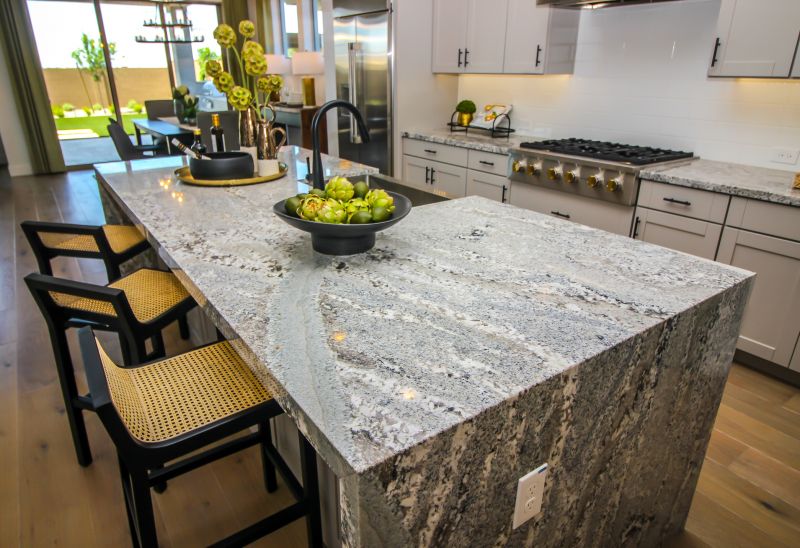 Granite Slab Installation in Roseville, CA