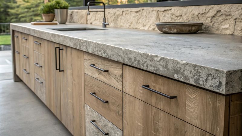 Cement Countertop Pouring in Napa, CA